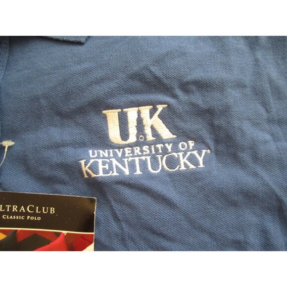 New Men Ultra Club University of Kentucky Cotton Short Sleeve Shirt Sz XL(MT691) - Picture 7 of 9